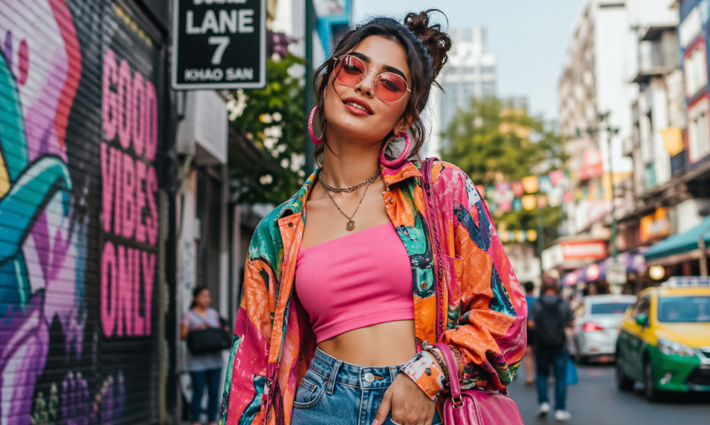 Vibrant Street Look