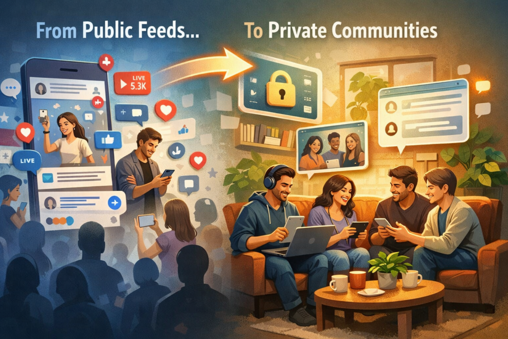 Private Social Shift