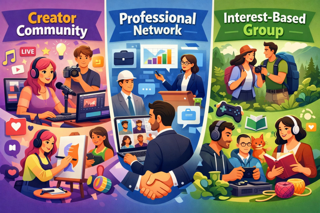 Community Types Online